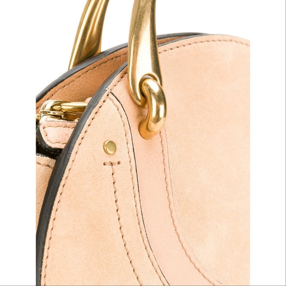 Chloe Small Pixie Round Bag in Biscuit Pink - Picture 15 of 16